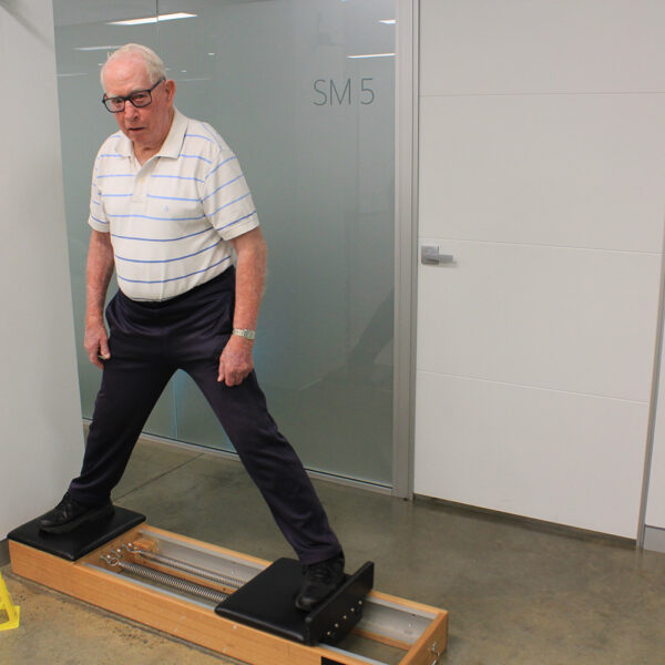 Elderly man falls prevention