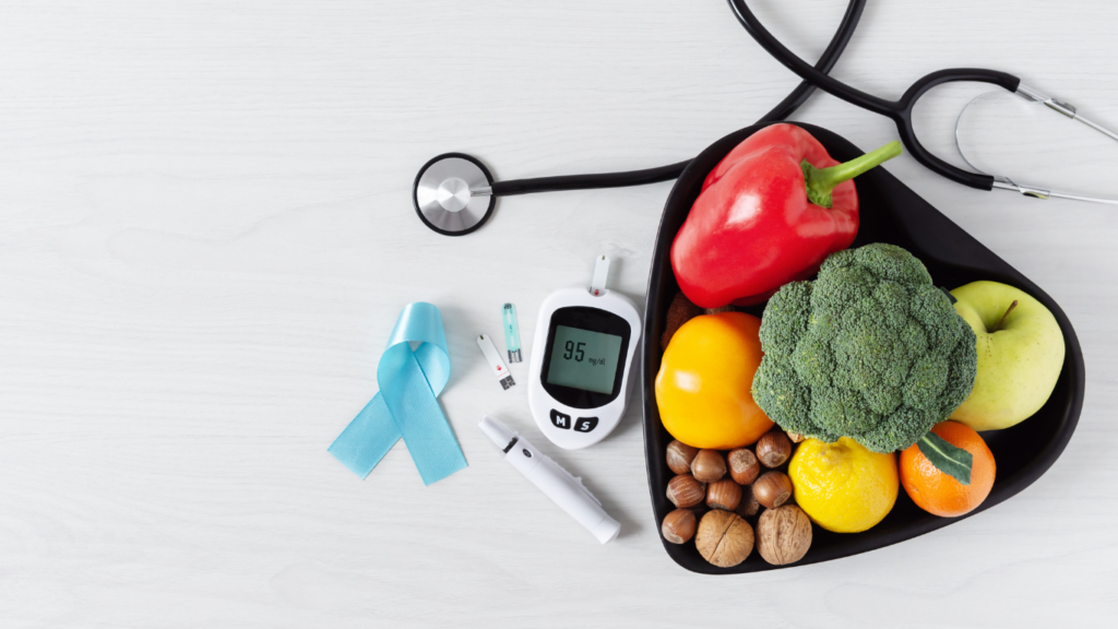 diabetes, healthy eating and lifestyle